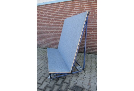Platenkar / platenwagen 160cm lang. Gebruikt.